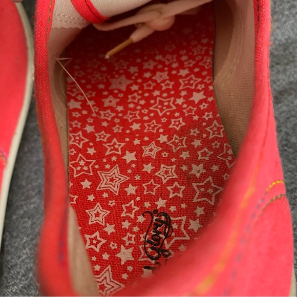 Lace Up Canvas Shoe- Barbie, Vibrant, Bright Pink - Picture 9 of 13